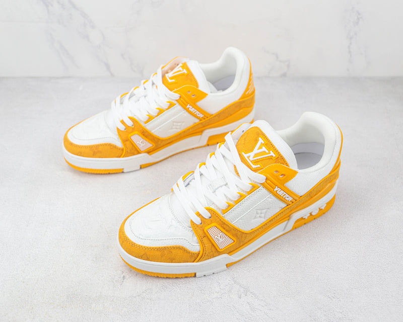 LOUIS VUITTON TRAINER LOW YELLOW