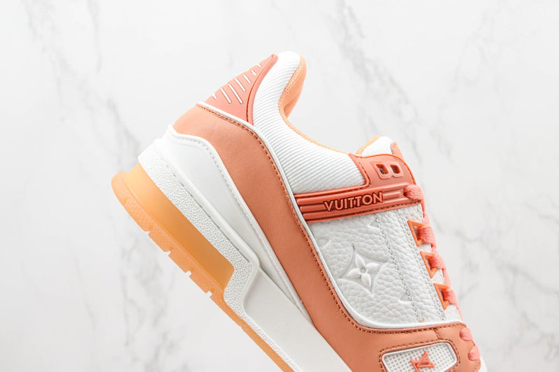 LOUIS VUITTON TRAINER LOW ORANGE