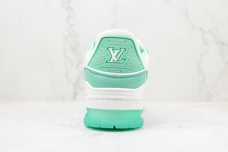 LOUIS VUITTON TRAINER LOW GREEN WATER