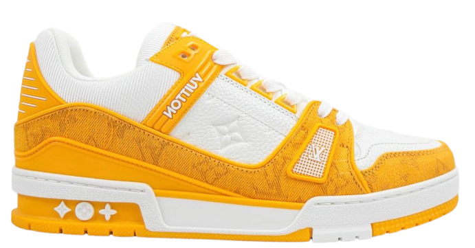 LOUIS VUITTON TRAINER LOW YELLOW